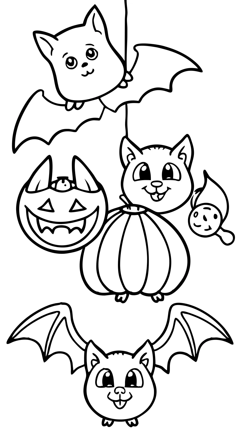 printable bat coloring pages